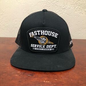 Fasthouse Black Trucker Hat